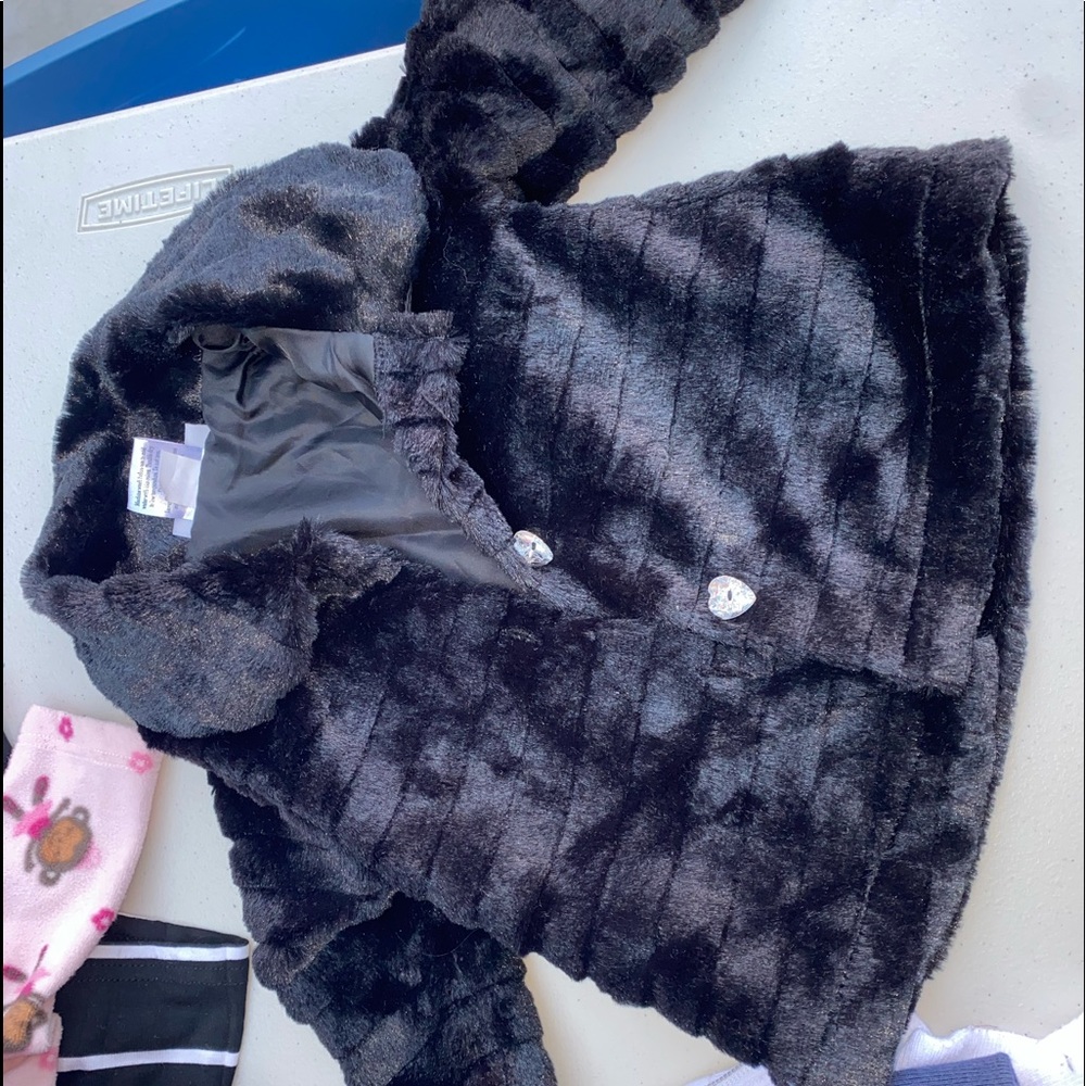 6-9 mo furry coat